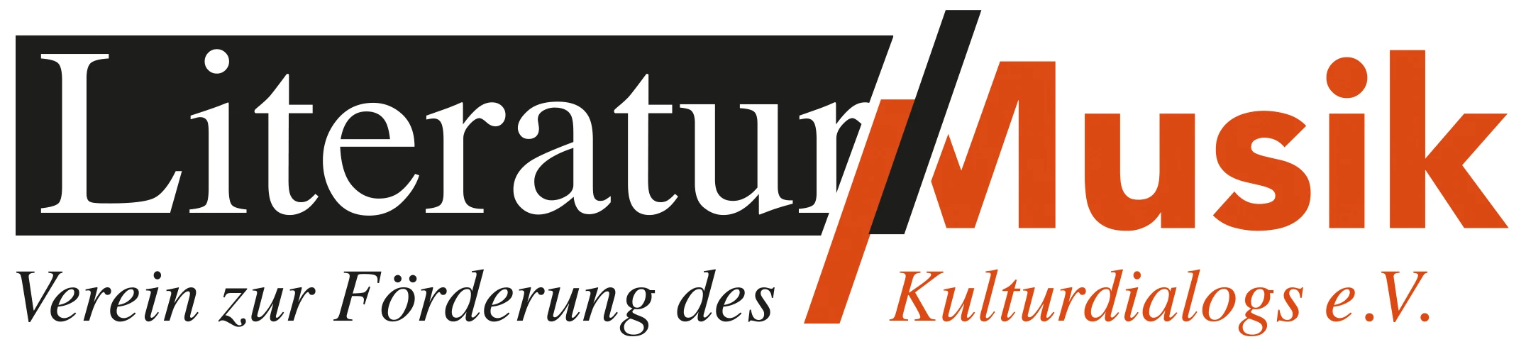 Logo: Literatur - Musik - Verein zur Förderung des Kulturdialogs e.V.